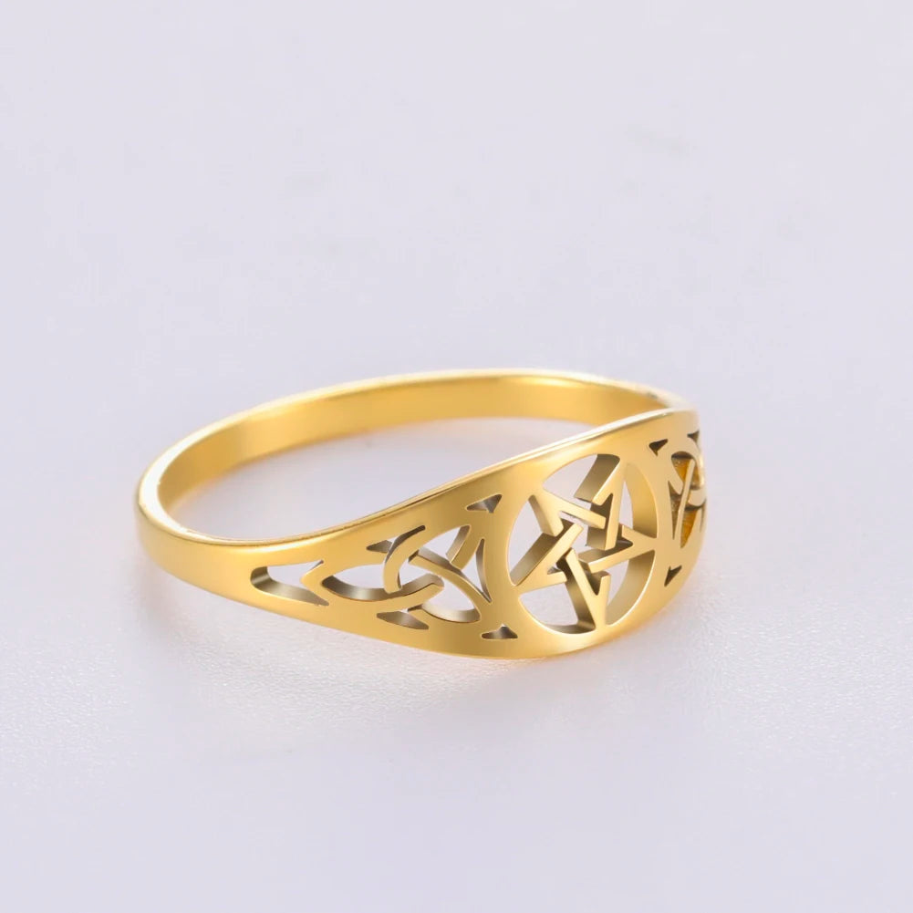 Anel Menorá, Estrela de David, Nó Celta e Pentagrama – Símbolos de Proteção, Fé e Conexão Ancestral