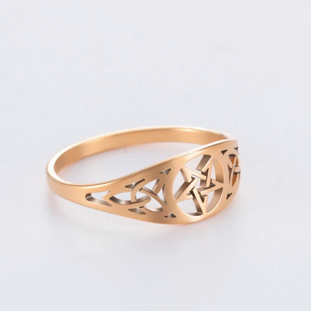 Anel Menorá, Estrela de David, Nó Celta e Pentagrama – Símbolos de Proteção, Fé e Conexão Ancestral