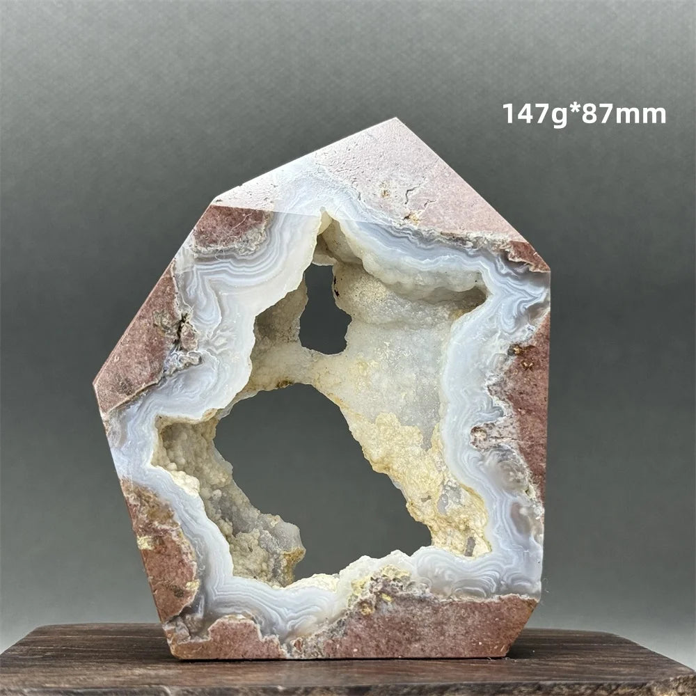 Geodo Natural de Ágata – Cristal de Equilíbrio, Proteção e Harmonia