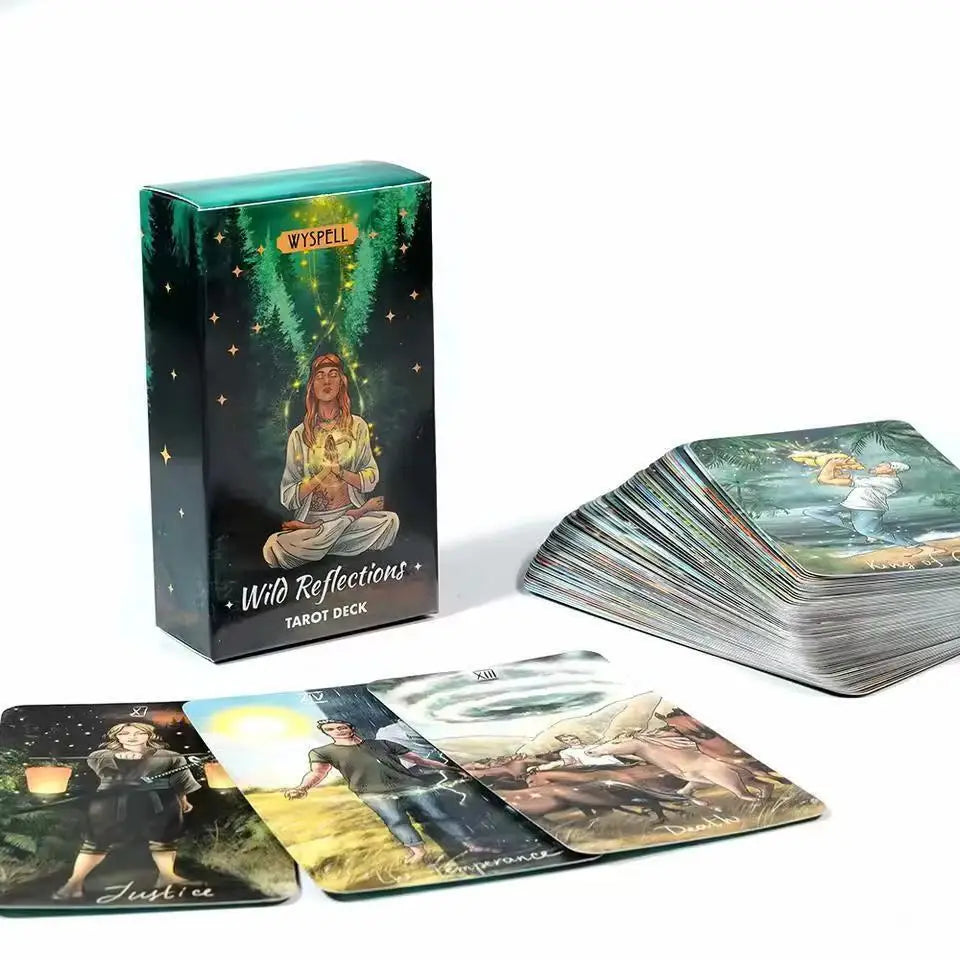 Wild Reflections Tarot Wyspell Classic Tarot Cards Divination Personal Use English Version Oracles Deck Party Board Game