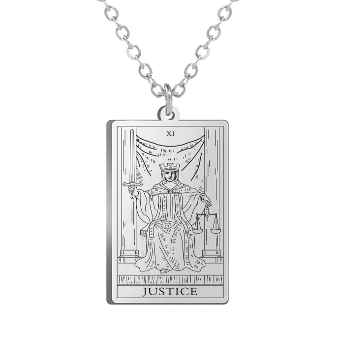 Colar Tarot em Aço Inox com 22 Arcanos Maiores