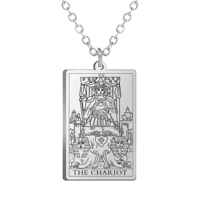 Colar Tarot em Aço Inox com 22 Arcanos Maiores