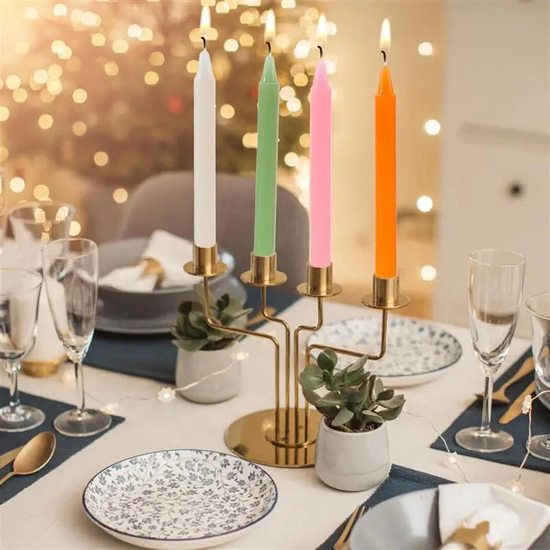 Velas Colorida – 12 Unidades | Energia, Intenção e Decoração Espiritual