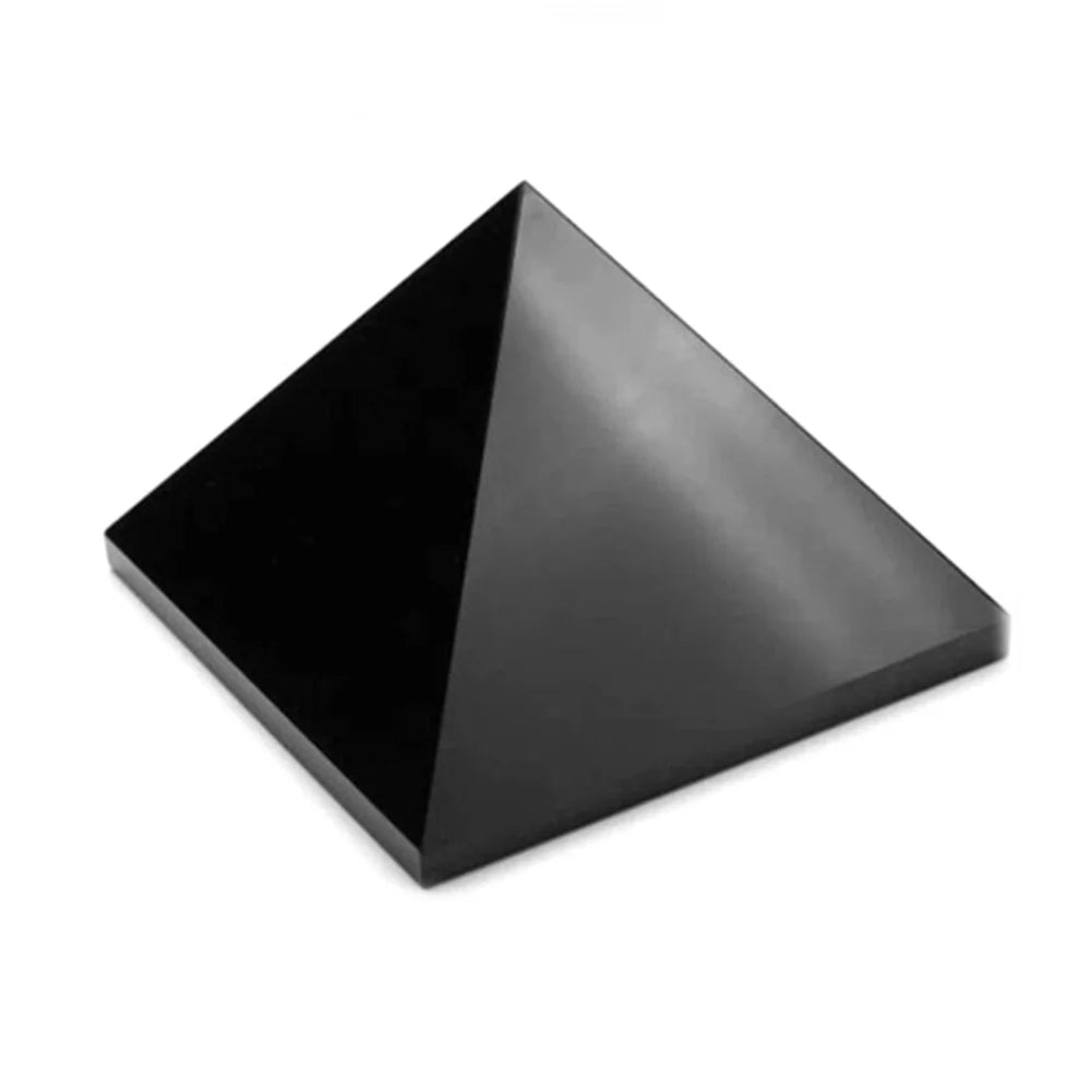 Pirâmide Natural de Obsidiana Negra