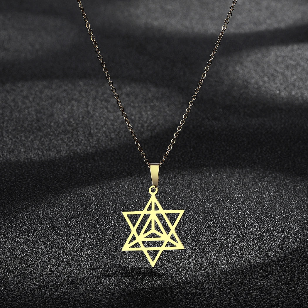 Colar Merkaba – Estrela de Luz, Proteção e Expansão Espiritual