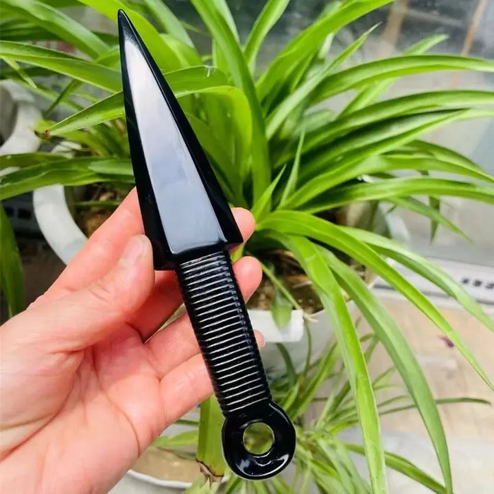 Adaga de Obsidiana Natural – Pedra de Proteção Espiritual, Cristal de Cura | Talismã Mágico, Ornamento