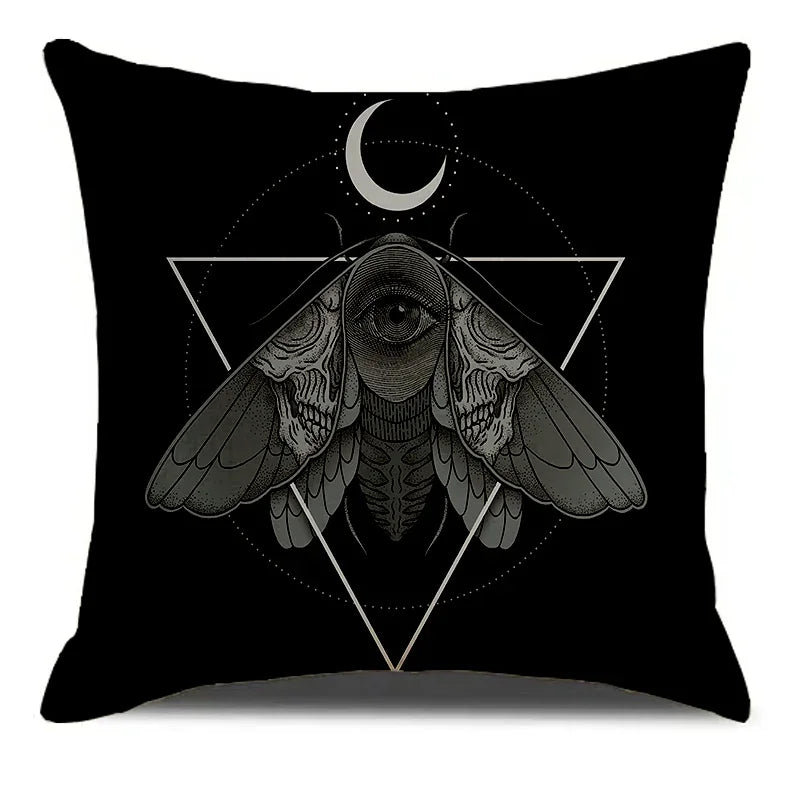 Capa de Almofada Decorativa em Linho – Estampa Criativa, Várias Tamanhos para Sala, Quarto ou Carro