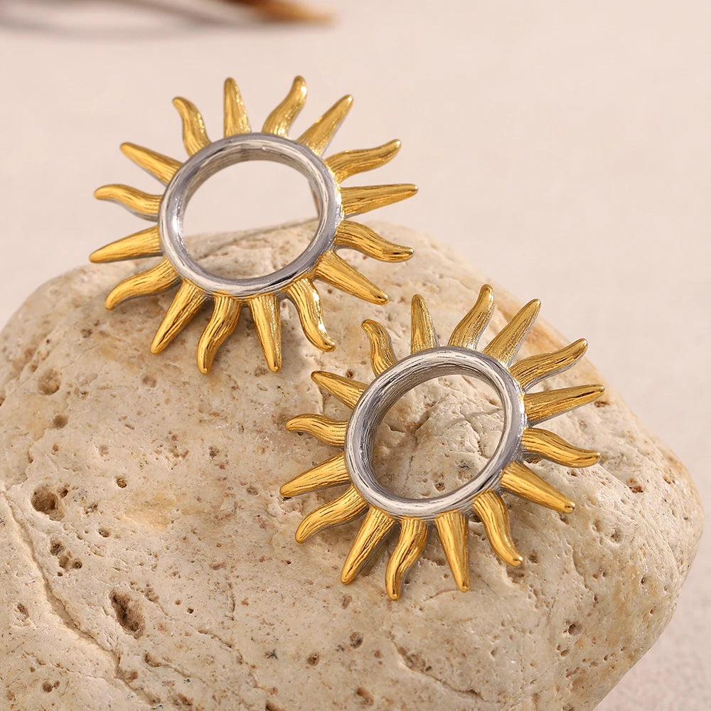 🌞 Brincos Sol E.B.belle — Energia e Elegância em Harmonia