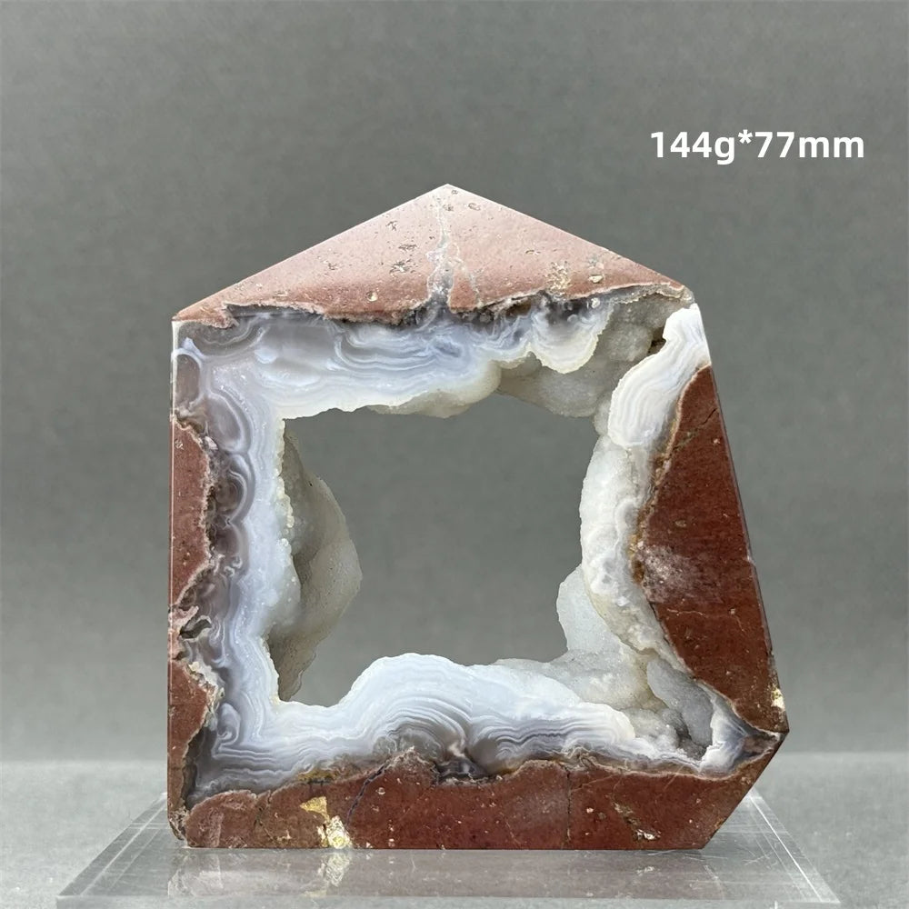 Geodo Natural de Ágata – Cristal de Equilíbrio, Proteção e Harmonia