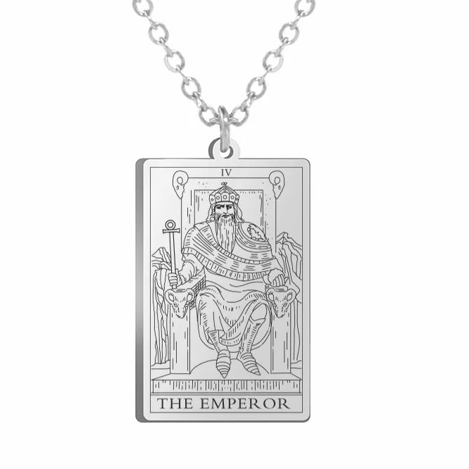 Colar Tarot em Aço Inox com 22 Arcanos Maiores