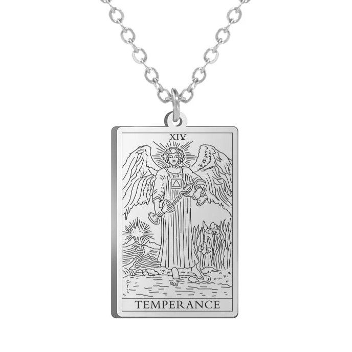 Colar Tarot em Aço Inox com 22 Arcanos Maiores