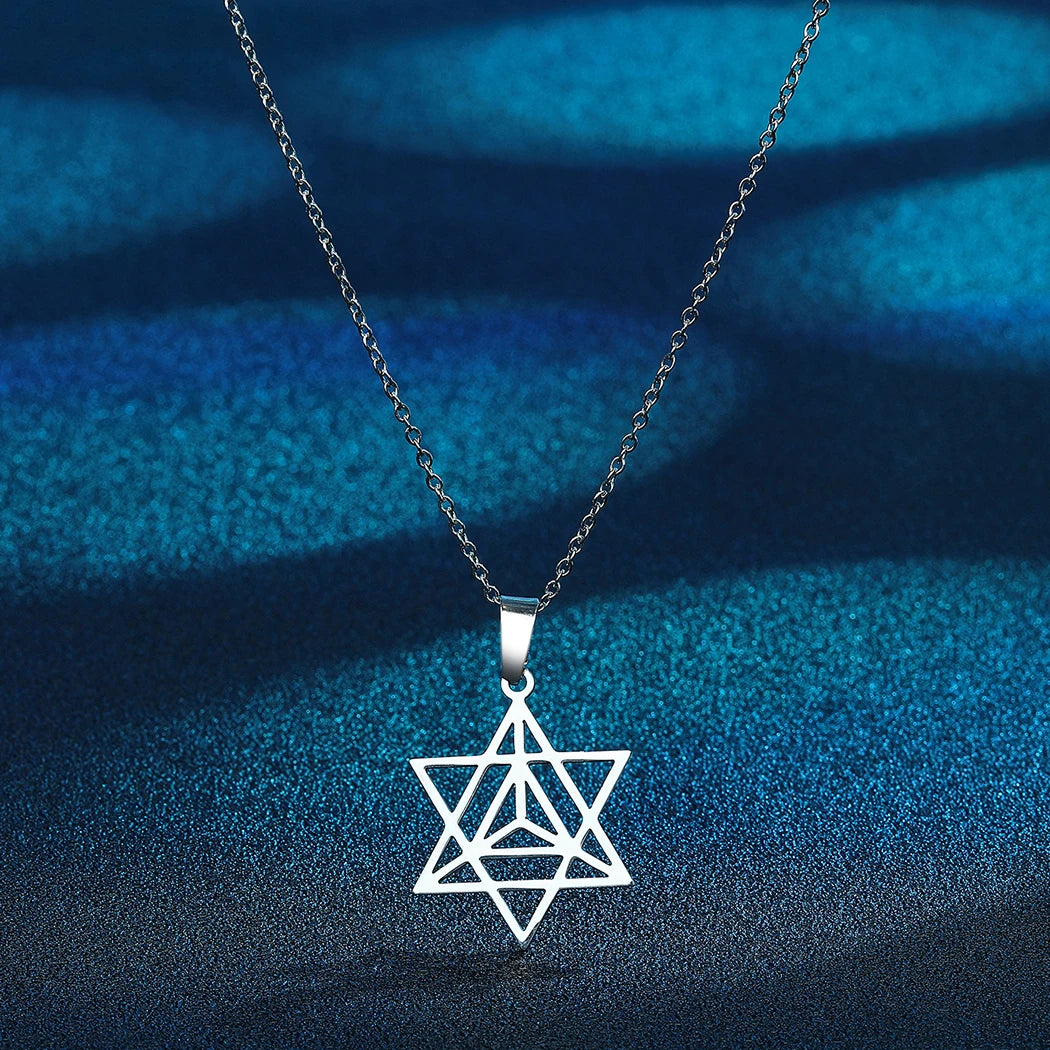 Colar Merkaba – Estrela de Luz, Proteção e Expansão Espiritual