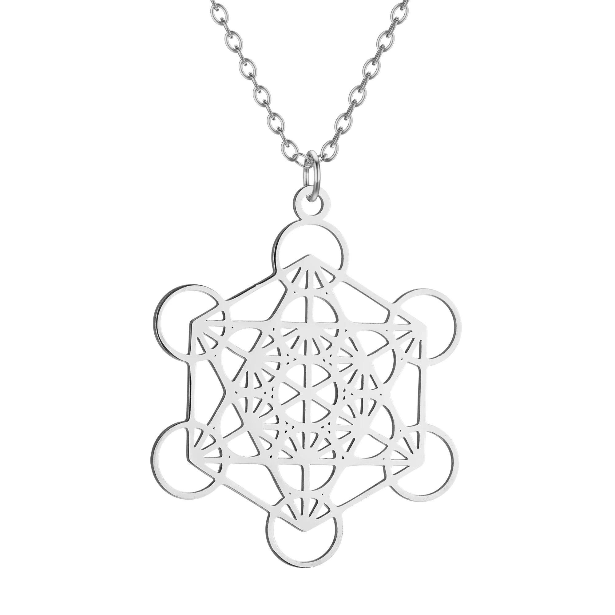 Colar Cubo de Metatron – Geometria Sagrada de Proteção e Equilíbrio