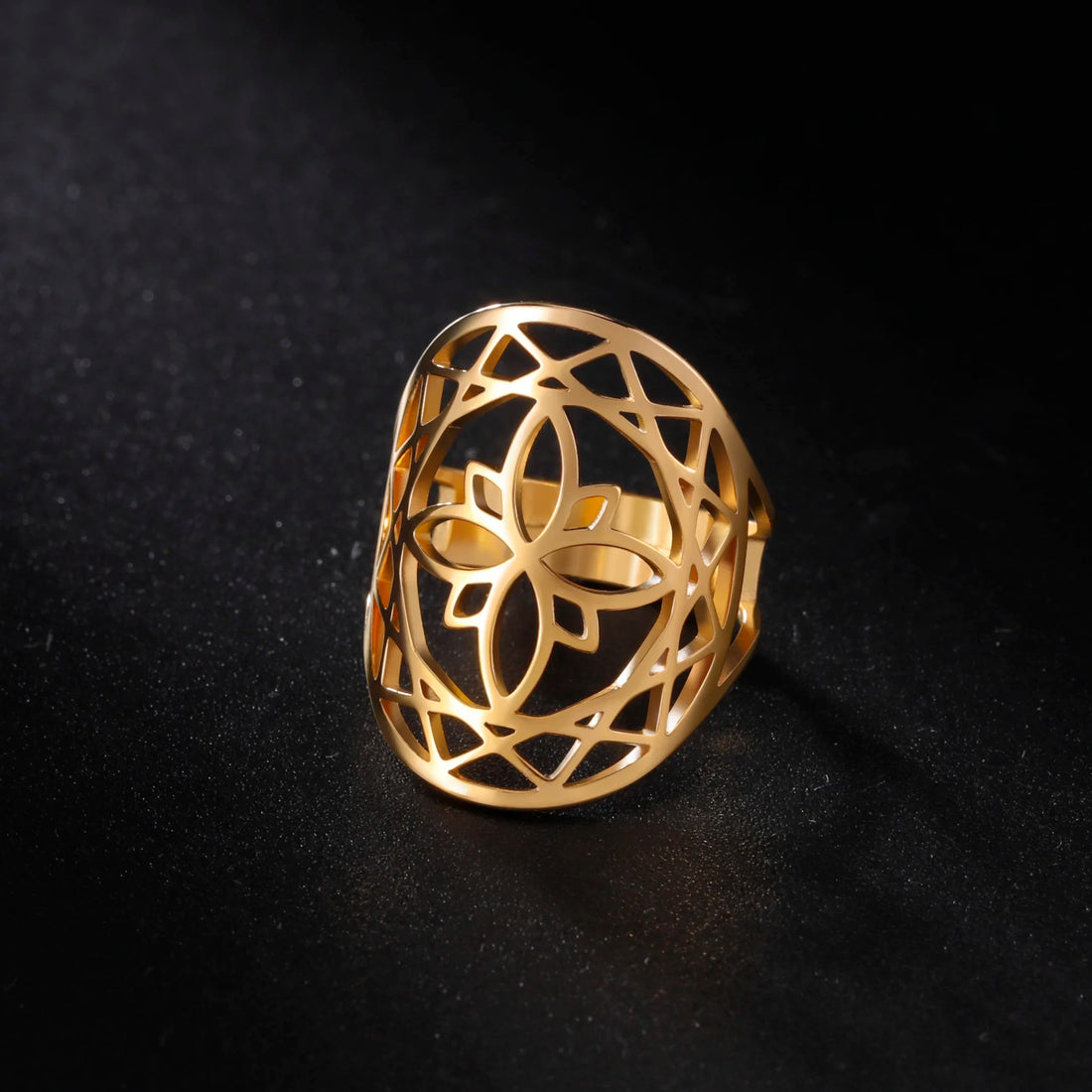 🔮 Anéis Ajustáveis de Simbologia Sagrada – Proteção, Equilíbrio e Poder Interior