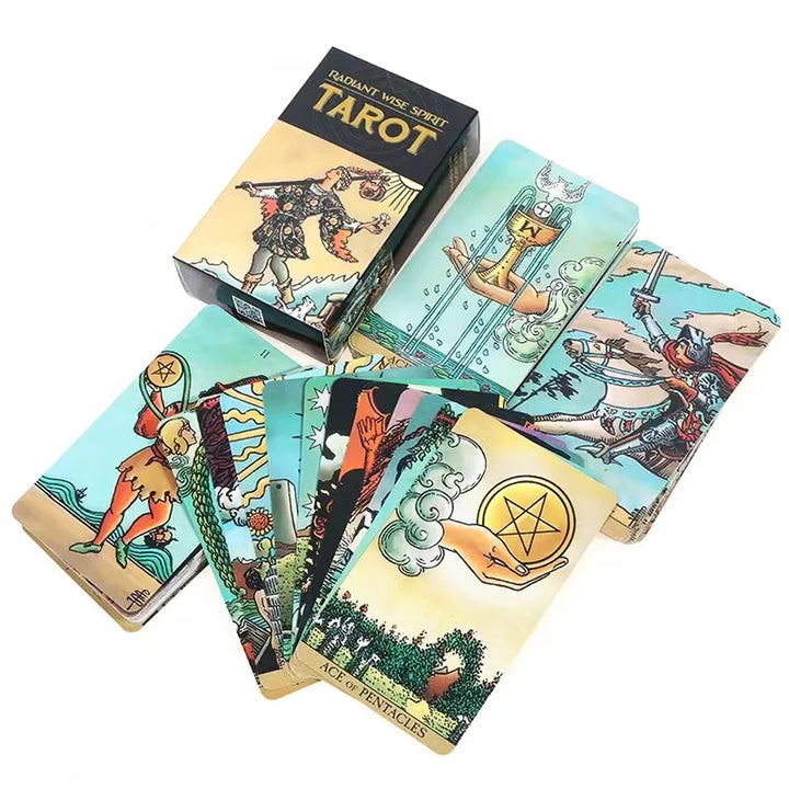 Tarot Rider-Waite Rosa & Black – Intuição, Mistério e Autoconhecimento em Cada Carta
