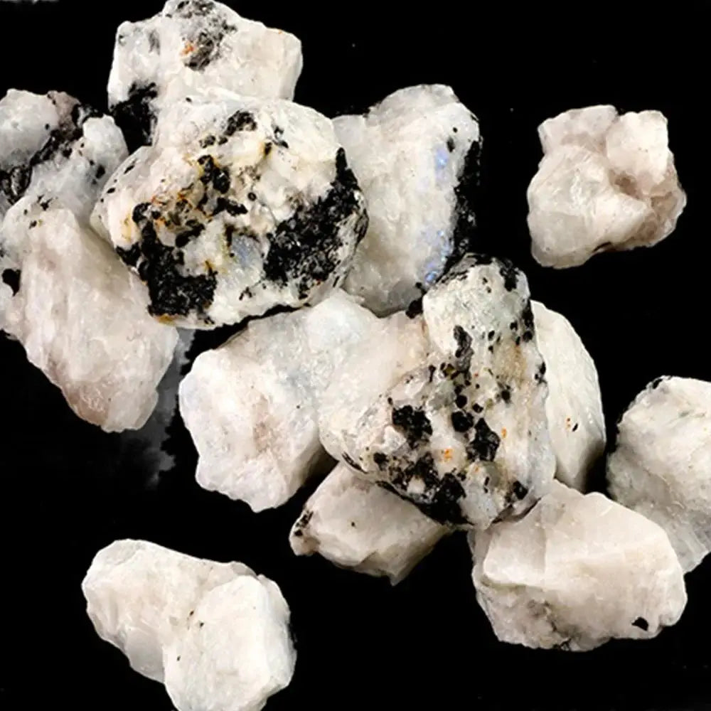 Pedra Bruta Natural de Pedra da Lua Branca – Cascalho de Quartzo