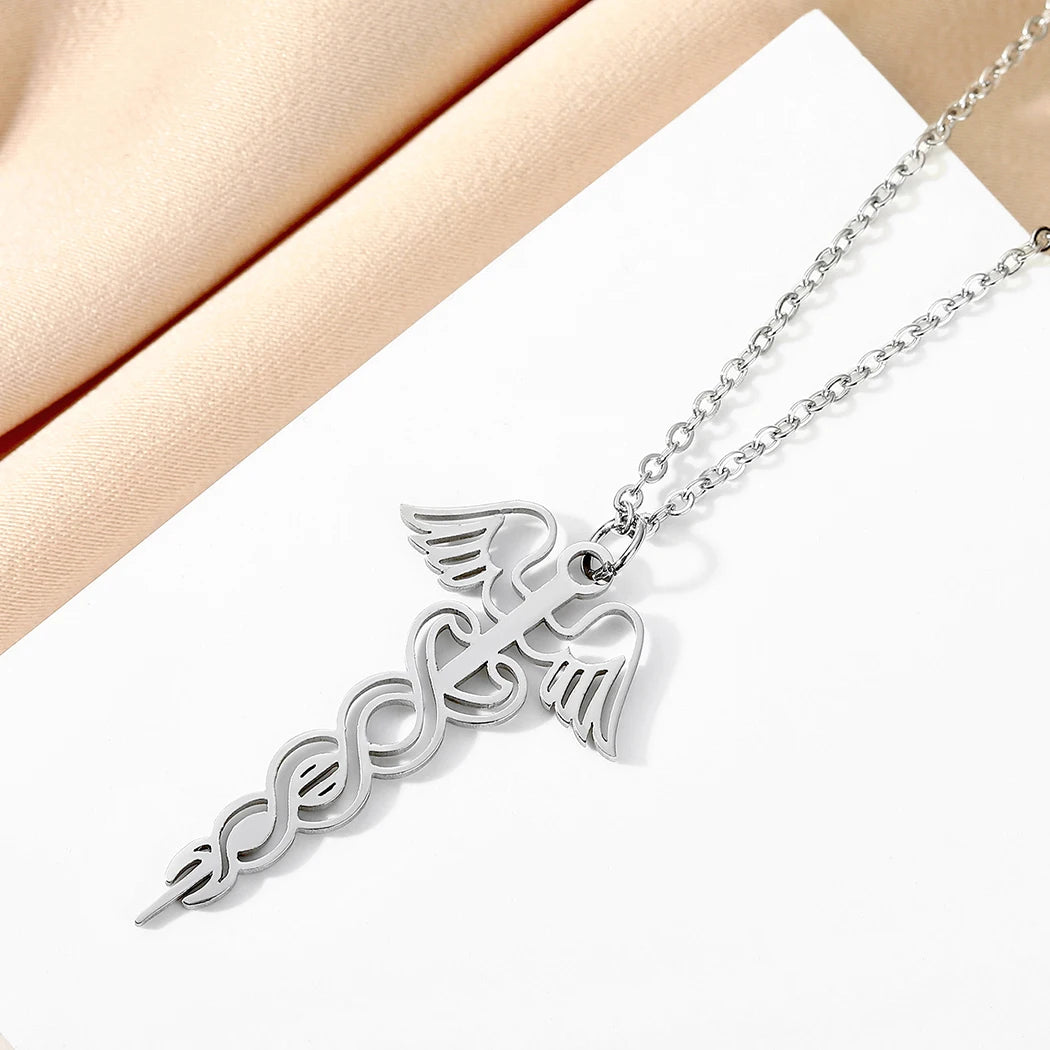 Colar Caduceu Hermes