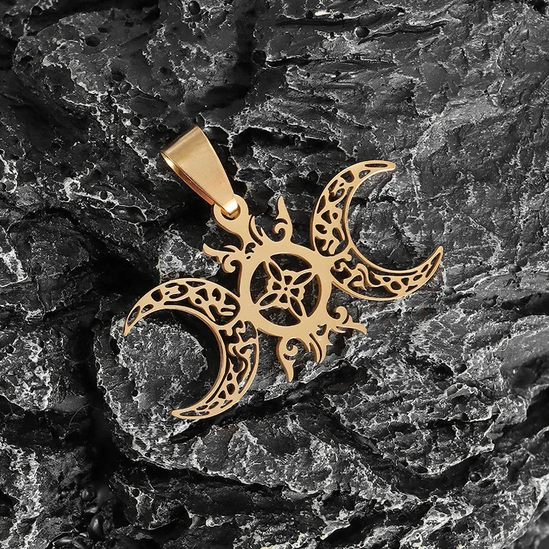 Coleção Witch - Nó de Bruxa –  Triskle e Triluna Colares, anéis e pulseiras