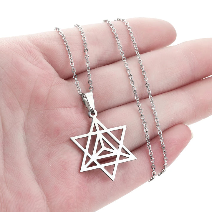 Colar Merkaba – Estrela de Luz, Proteção e Expansão Espiritual