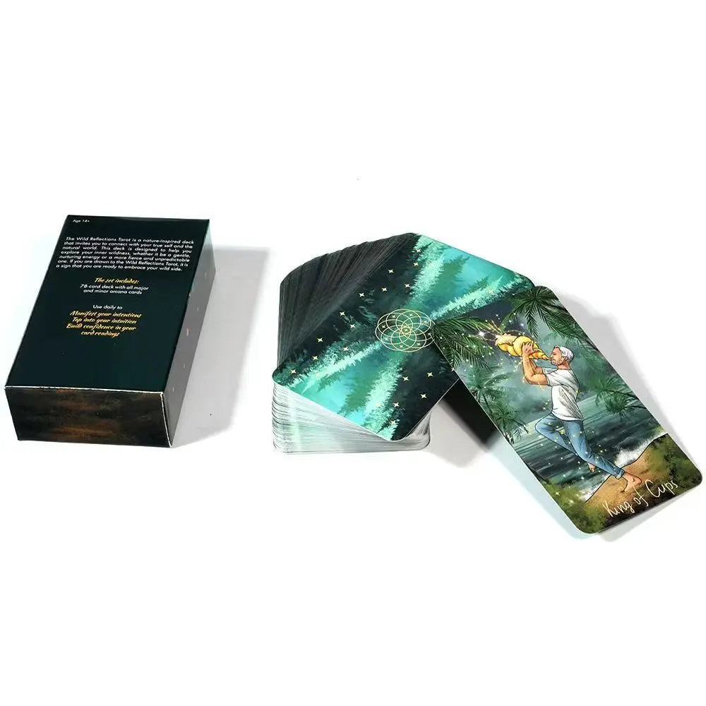 Wild Reflections Tarot Wyspell Classic Tarot Cards Divination Personal Use English Version Oracles Deck Party Board Game