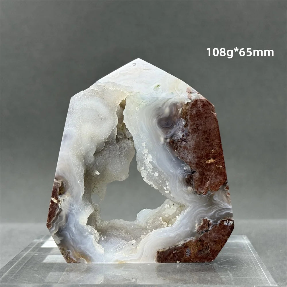 Geodo Natural de Ágata – Cristal de Equilíbrio, Proteção e Harmonia