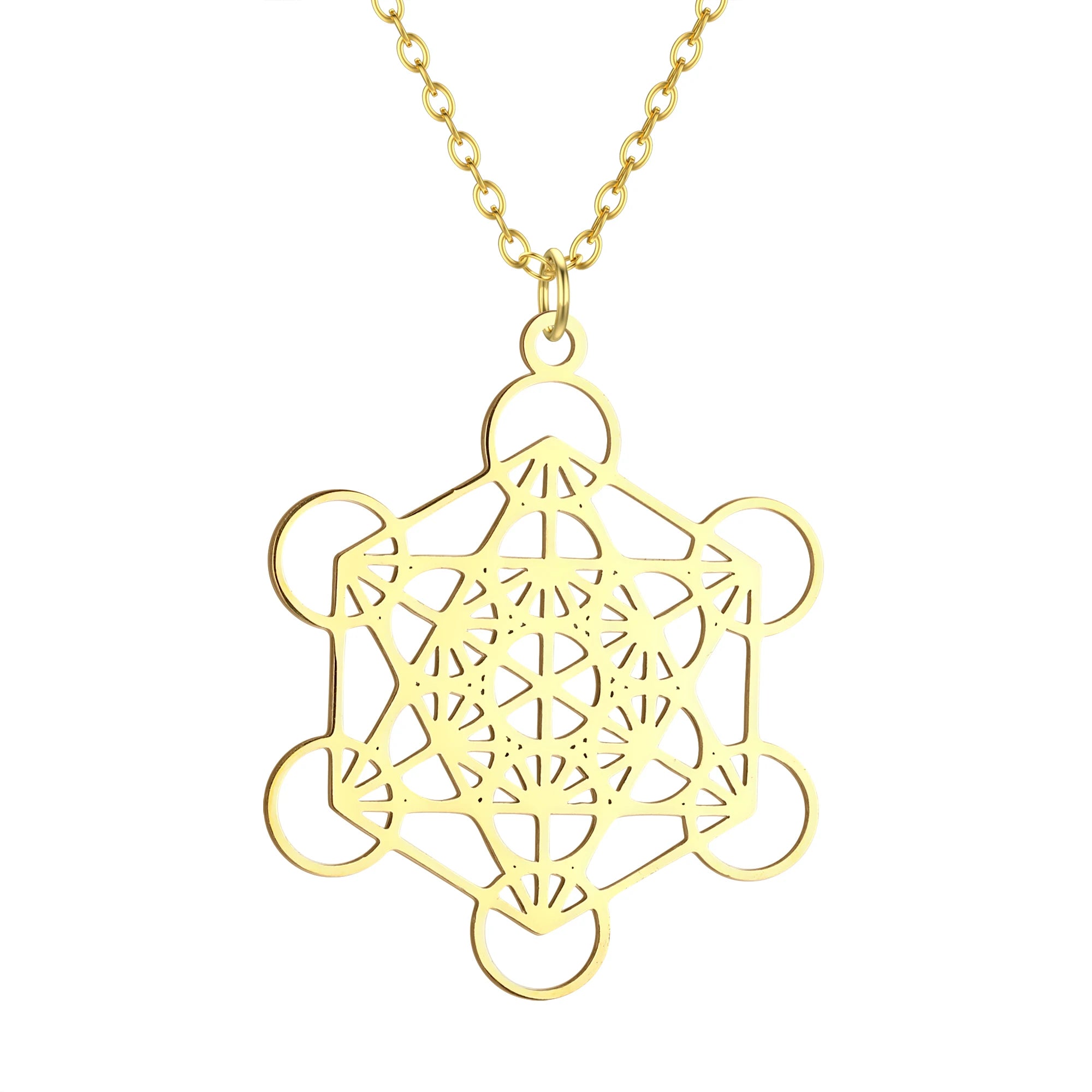 Colar Cubo de Metatron – Geometria Sagrada de Proteção e Equilíbrio