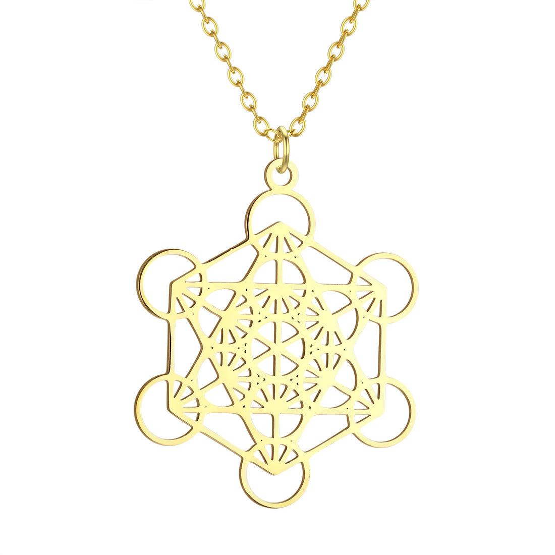 Colar Cubo de Metatron – Geometria Sagrada de Proteção e Equilíbrio