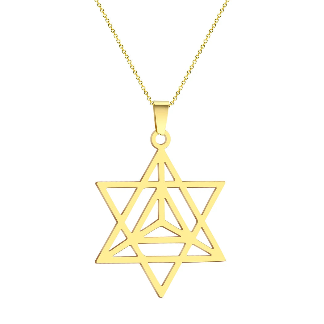 Colar Merkaba – Estrela de Luz, Proteção e Expansão Espiritual
