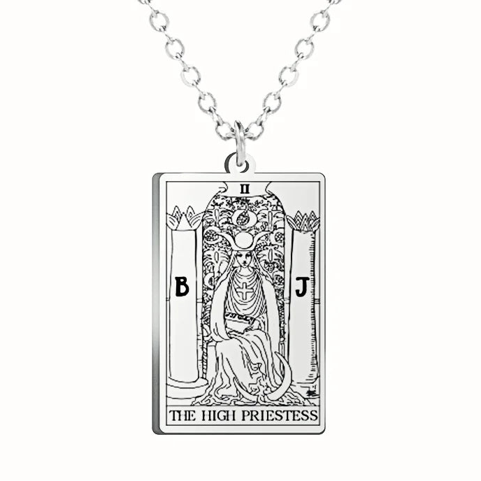 Colar Tarot em Aço Inox com 22 Arcanos Maiores