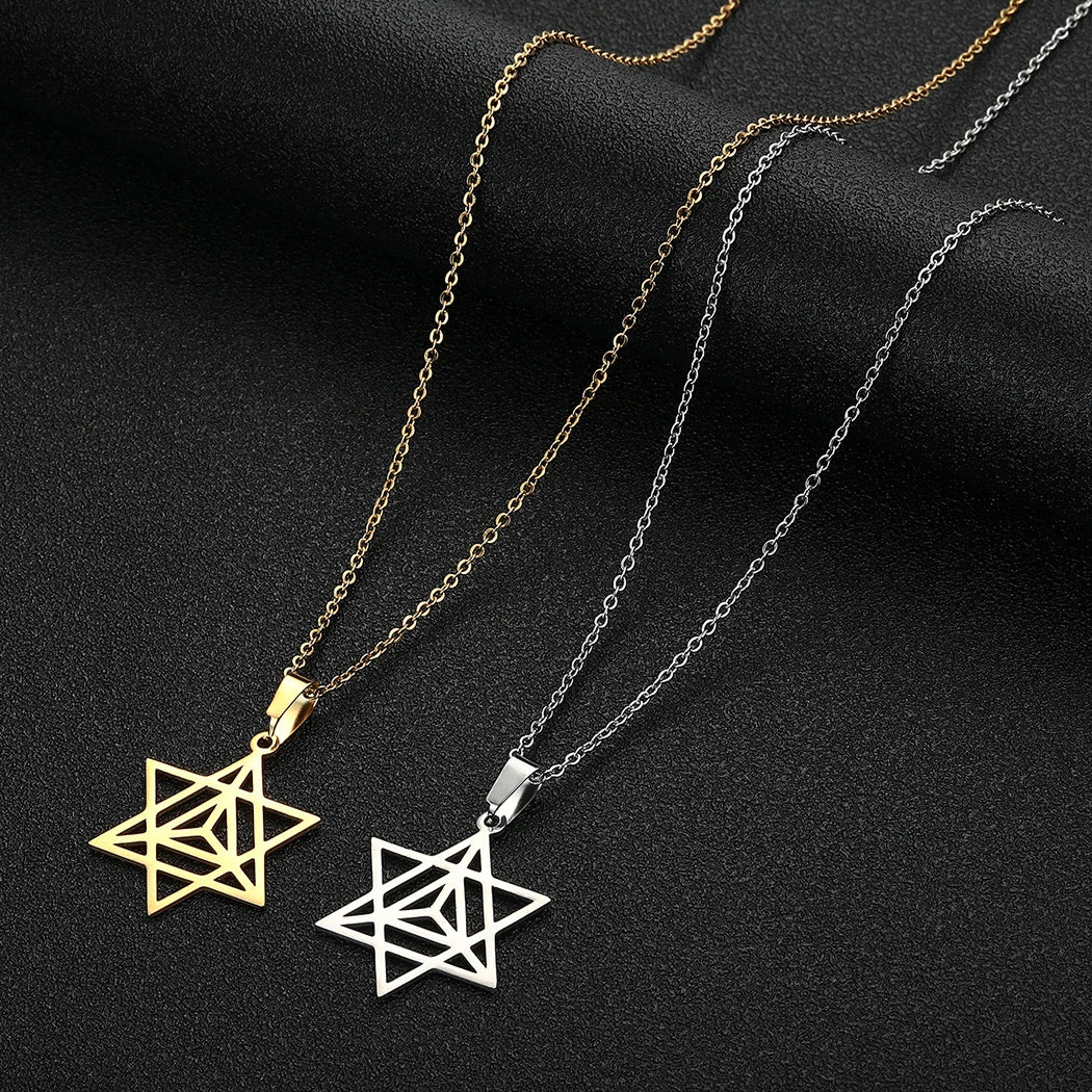 Colar Merkaba – Estrela de Luz, Proteção e Expansão Espiritual
