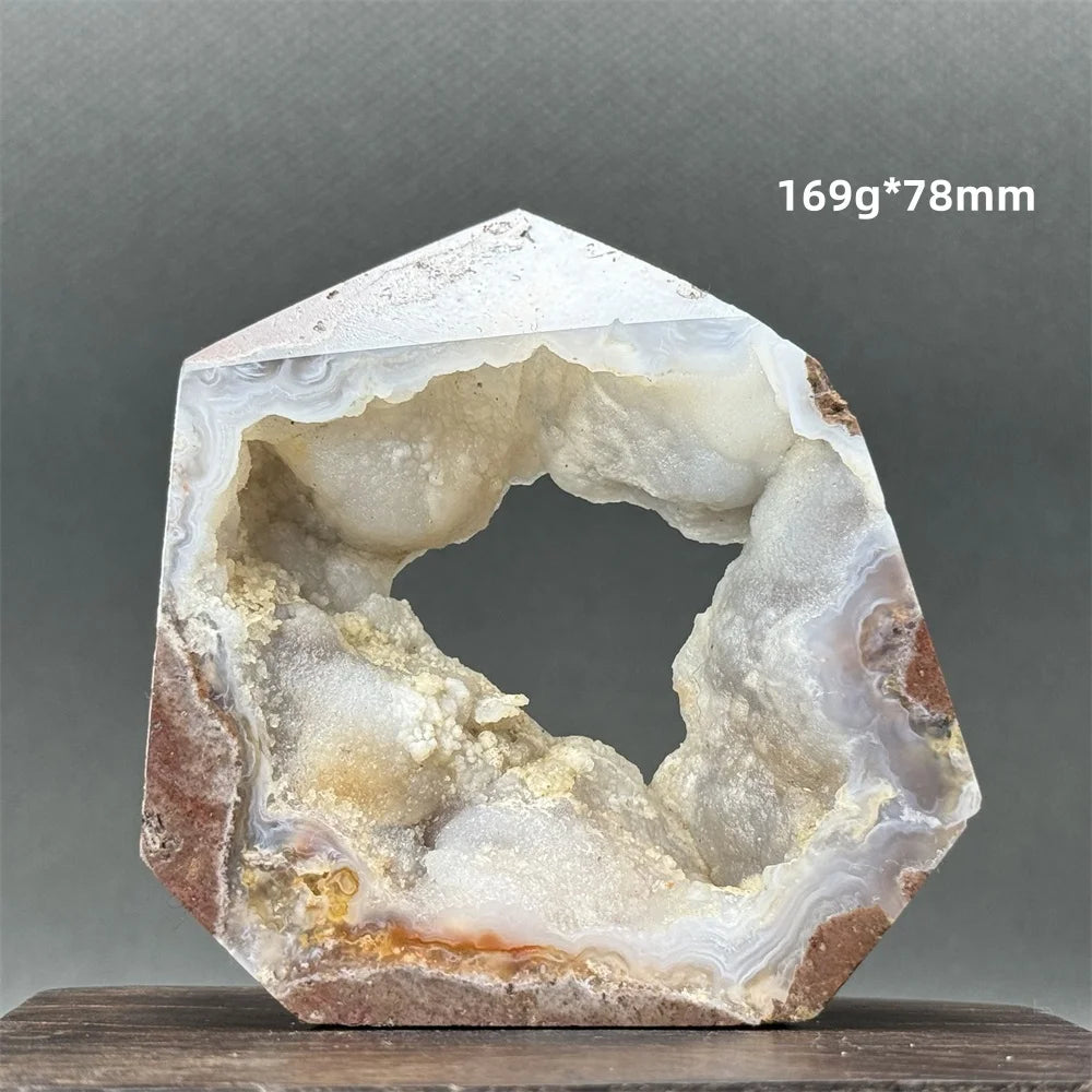 Geodo Natural de Ágata – Cristal de Equilíbrio, Proteção e Harmonia
