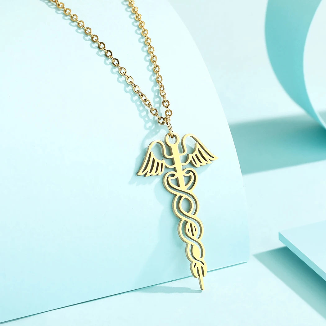 Colar Caduceu Hermes