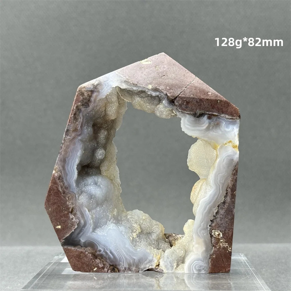 Geodo Natural de Ágata – Cristal de Equilíbrio, Proteção e Harmonia