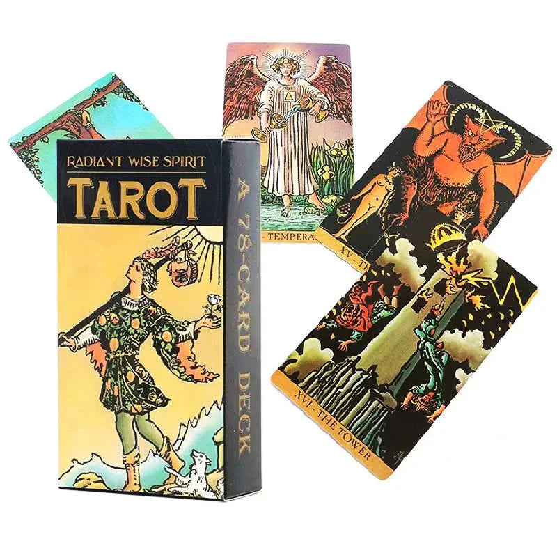 Tarot Rider-Waite Rosa & Black – Intuição, Mistério e Autoconhecimento em Cada Carta