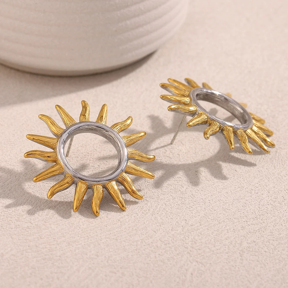 🌞 Brincos Sol E.B.belle — Energia e Elegância em Harmonia