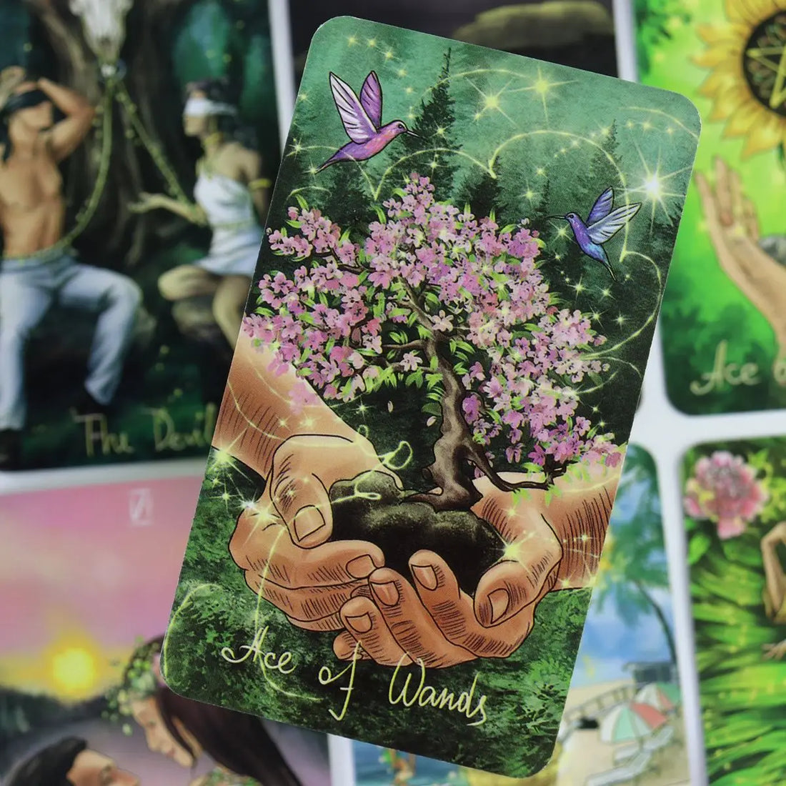 Wild Reflections Tarot Wyspell Classic Tarot Cards Divination Personal Use English Version Oracles Deck Party Board Game