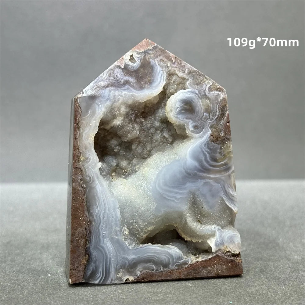 Geodo Natural de Ágata – Cristal de Equilíbrio, Proteção e Harmonia