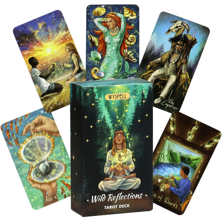 Wild Reflections Tarot Wyspell Classic Tarot Cards Divination Personal Use English Version Oracles Deck Party Board Game