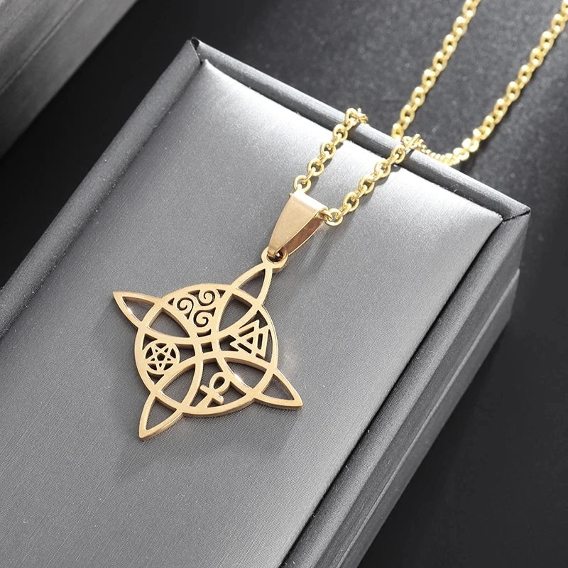 Coleção Witch - Nó de Bruxa –  Triskle e Triluna Colares, anéis e pulseiras