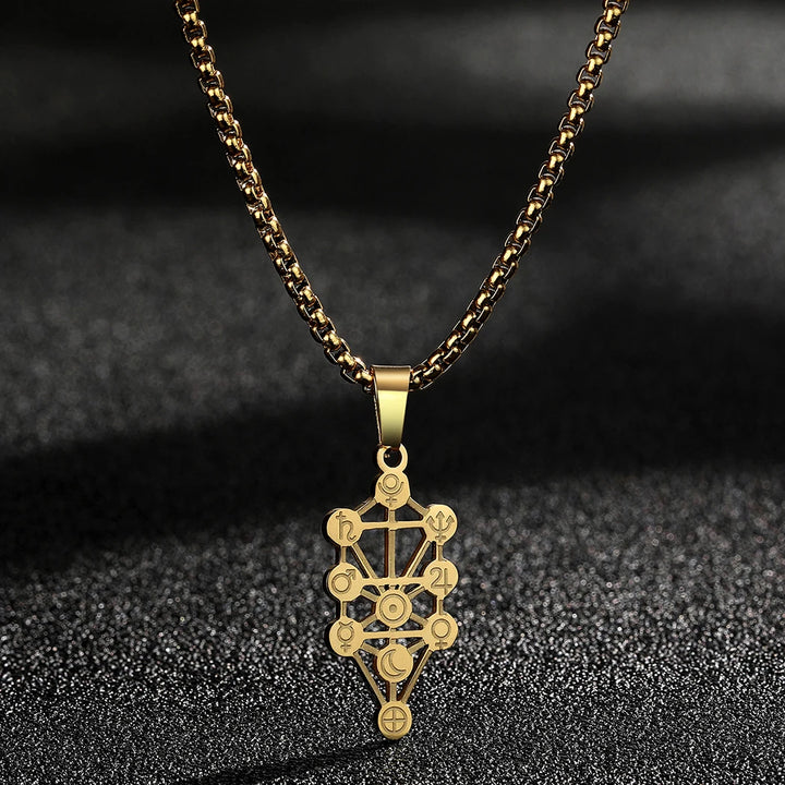 Colar Cabala com Signo do Zodíaco – Proteção, Sabedoria e Conexão Cósmica