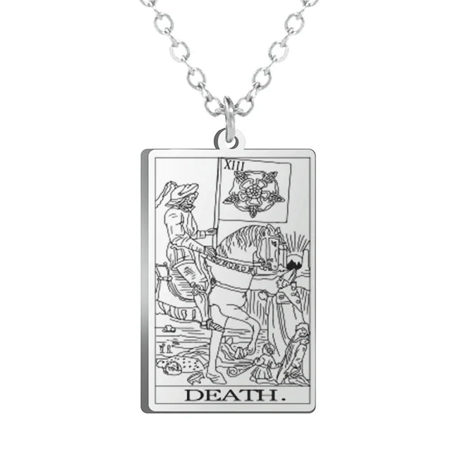 Colar Tarot em Aço Inox com 22 Arcanos Maiores