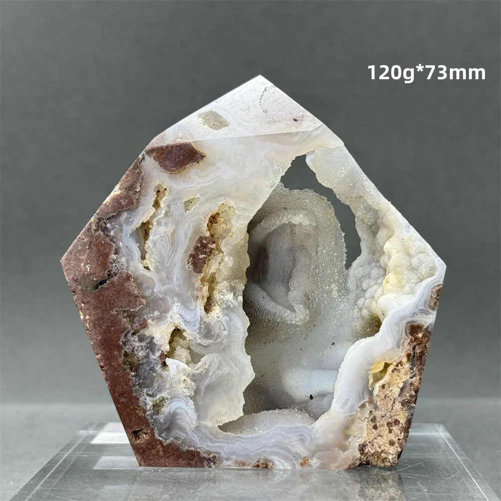 Geodo Natural de Ágata – Cristal de Equilíbrio, Proteção e Harmonia