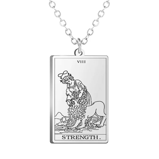 Colar Tarot em Aço Inox com 22 Arcanos Maiores