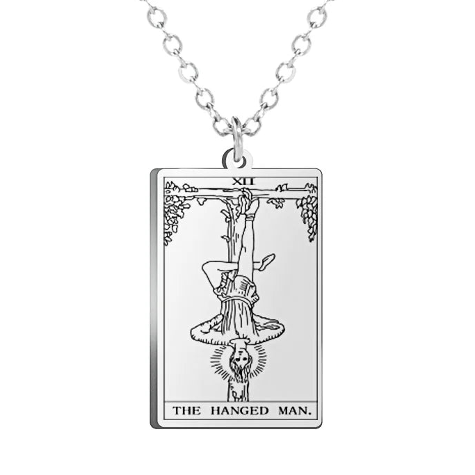 Colar Tarot em Aço Inox com 22 Arcanos Maiores
