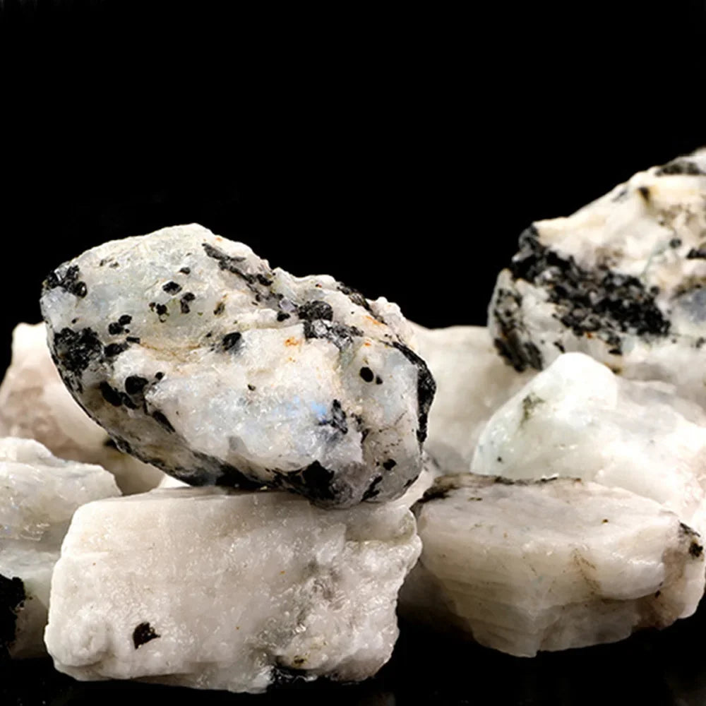 Pedra Bruta Natural de Pedra da Lua Branca – Cascalho de Quartzo