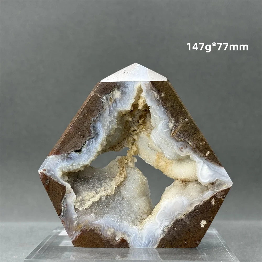 Geodo Natural de Ágata – Cristal de Equilíbrio, Proteção e Harmonia